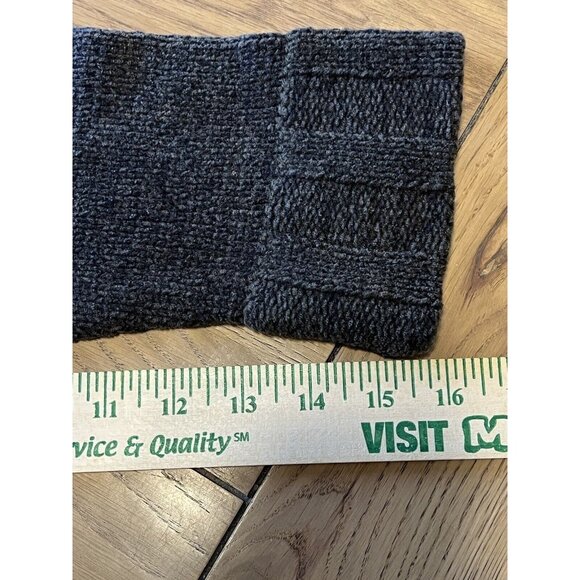 Christopher Banks Crochet Tight Knit Sweater Big Button Cardigan Size Medium - Picture 8 of 12